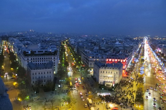 Paris from Arc de Triomphe